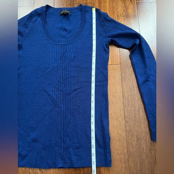 NWOT Banana Republic Royal Blue Merino Wool Sweater - Picture 6 of 8